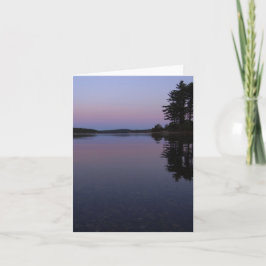 Wachusett Sunset Note Card Kaart