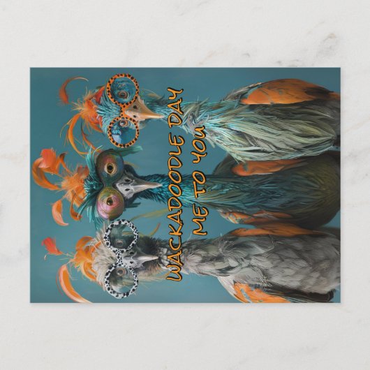 Wackadoodle dag van mij naar jou briefkaart (Voorkant)