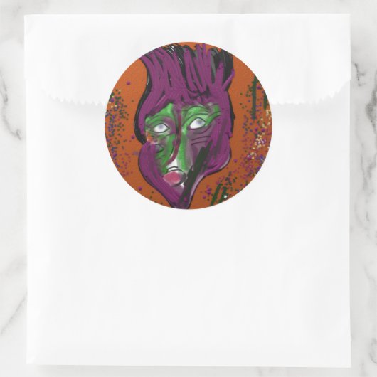 Wacky Cartoon Round Sticker Sheets (Tas)