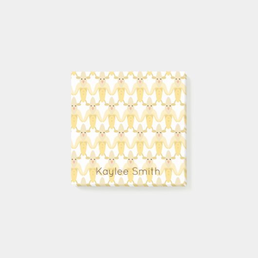 Wacky Dancing Banana Kawaii Post-it® Notes (Voorkant)