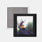 Wacky Horse Riding Roller Coaster Meme Internet Fu Magneet (Voorkant / Achterkant)