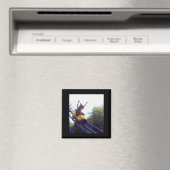 Wacky Horse Riding Roller Coaster Meme Internet Fu Magneet (Insitu (Vaatwasser))