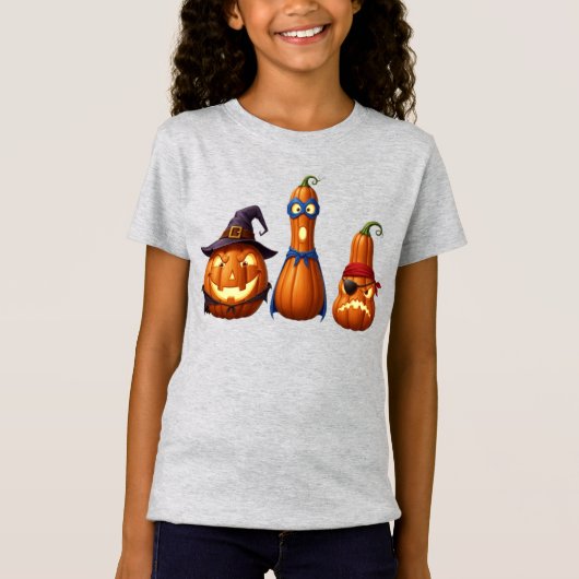 Wacky Pumpkins 1 T-shirt (Voorkant)