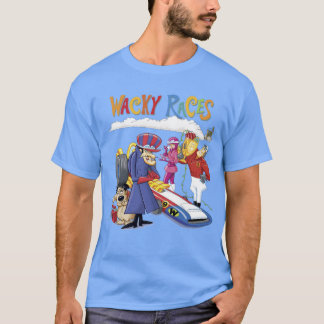 Wacky Races 60s 70s 90s 80s Cartoon Scifi Retro T-shirt