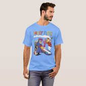 Wacky Races 60s 70s 90s 80s Cartoon Scifi Retro T-shirt (Voorkant volledig)