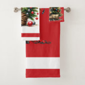 Wacky Reindeer Badkamer Handdoek Set (Insitu)