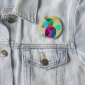 Wacky Retro-Button Ronde Button 5,7 Cm (In situ)
