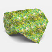 Wacky Retro Floral 2 Stropdas (Opgerold)