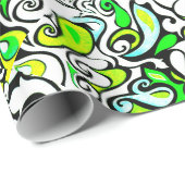 Wacky Retro Swirl 3 Cadeaupapier (Rol Hoek)