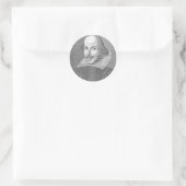 Wacky Shakespeare Ronde Sticker (Tas)