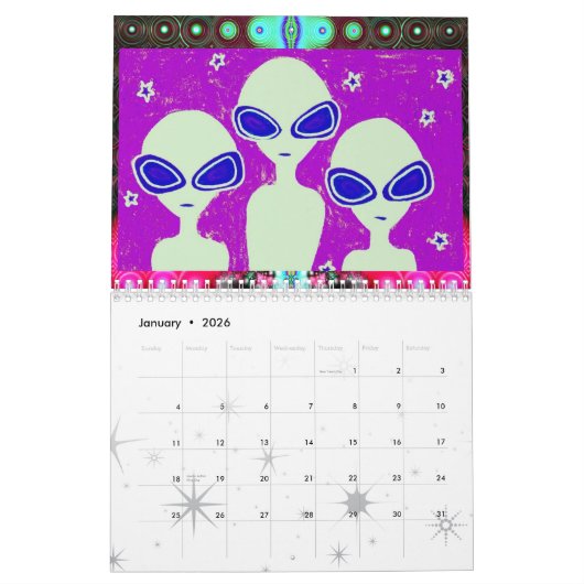Wacky Space Calendar 2010 Kalender (Jan 2026)
