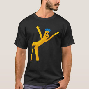 Wacky Wavy Opblaasbare Tubeman Dancer Kleding Item T-shirt
