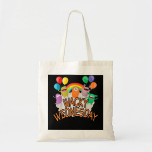 WACKY WEDNESDAY Shirt. Kleding voor dag T-mismatch Tote Bag