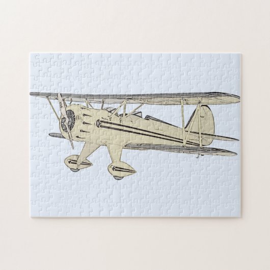Waco Biplane Legpuzzel (Horizontaal)