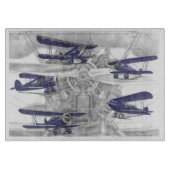 Waco Biplane Snijplank (Voorkant)