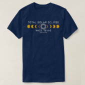 Waco exas Solar Eclipse 2024 April 8 Souvenir T-shirt (Design voorkant)