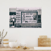 WACO GAS STATION 1939 POSTER (Keuken)