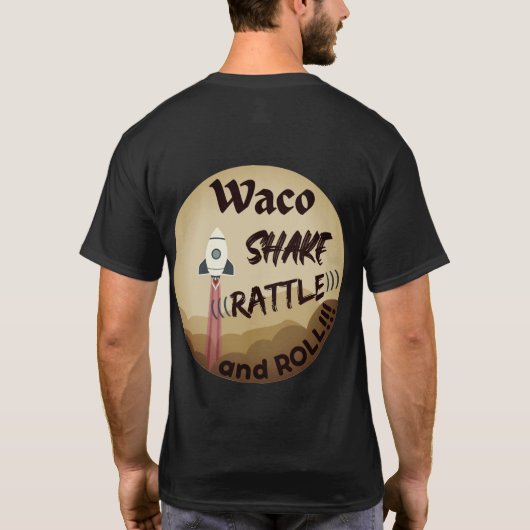 Waco Shake Rattle en Roll Unisex T-shirt (Achterkant)