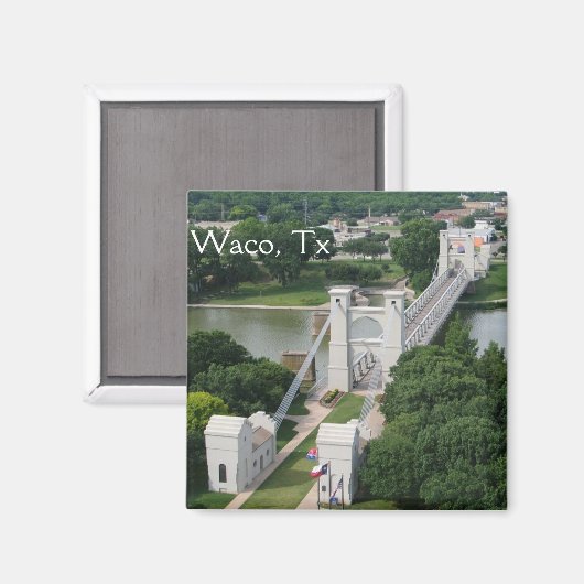 Waco, Texas, aimant (Recto/Verso)