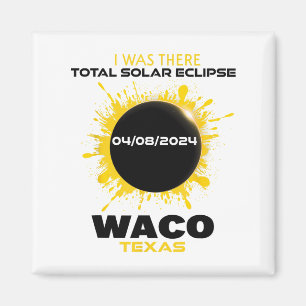 Waco Texas Totaal Zonsverduistering 2024 Magneet