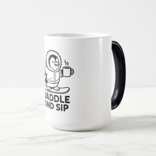 Waddle and Sip Magische Mok (Voorkant rechts)