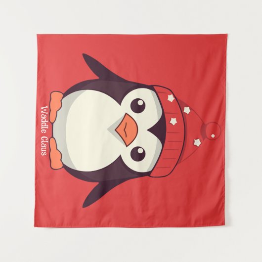 Waddle Claus Wandkleed (Voorkant (horizontaal))