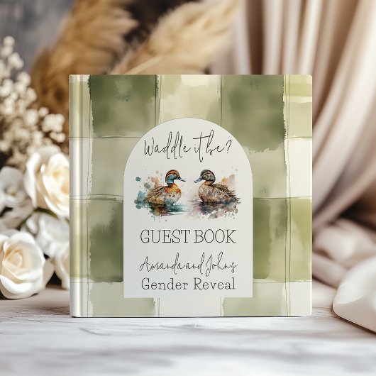 Waddle It Be Mallard Duck Genre Reveal Livre d'inv