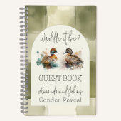 Waddle It Be Mallard Duck Genre Reveal Livre d'inv (Recto)