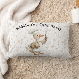 Waddle You Cook Next? Kitchen Throw Pillow Kussen