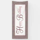 Wade Birthday Spandoek (Verticaal)