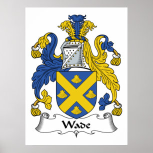 Wade Family Crest Poster