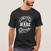 WADE Funny Familienaam Tree Birthday Reunion Gi T-shirt (Voorkant)