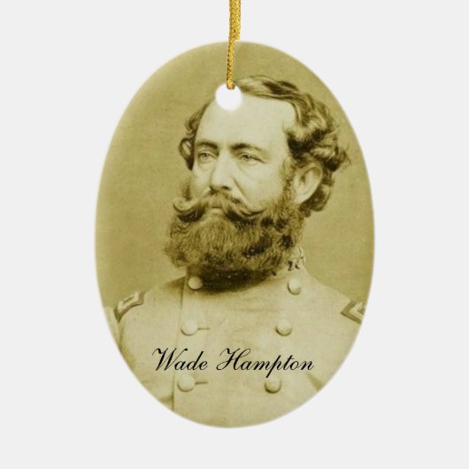 Wade Hampton III Keramisch Ornament (Voorkant)