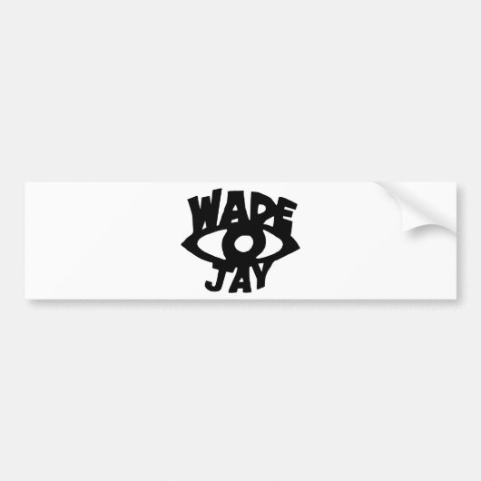 Wade Jay Bumpersticker (Voorkant)