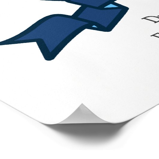 Wade jongensnaam betekenis beer letter W groene ka Poster (Hoek)