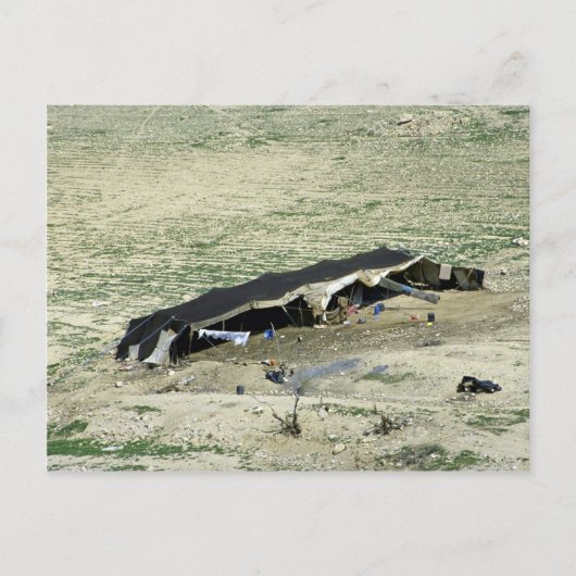 Wadi-Al-Hasa, Bedouin tent, Jordanië Briefkaart (Voorkant)