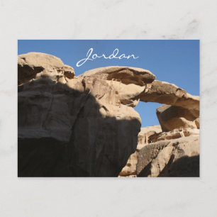wadi rum arch briefkaart