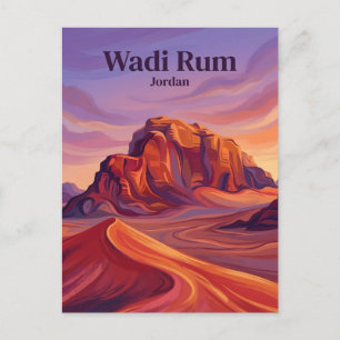 Wadi Rum Jordanië Briefkaart