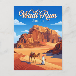 Wadi Rum Jordanië Briefkaart