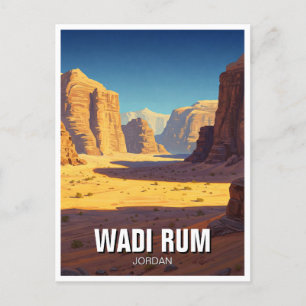 Wadi Rum Travel Briefkaart