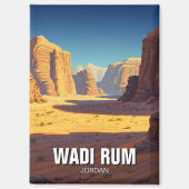 Wadi Rum Travel Magneet (Voorkant)