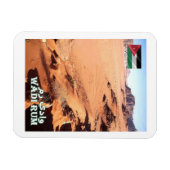 Wadi Rum - Vallée de la Lune - Jordanie - Magnet (Horizontal)