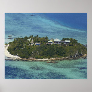 Wadigi-eiland, Mamanuca-eilanden, Fiji Poster