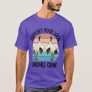 Wading Bird Vogelobservatie Vogelkijker Vogelretro T-shirt
