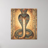 Wadjet – Ägyptische Schlangengöttin´7 Canvas Afdruk (Voorkant)