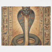 Wadjet – Ägyptische Schlangengöttin´7 Fleece Deken (Voorkant (Horizontaal))
