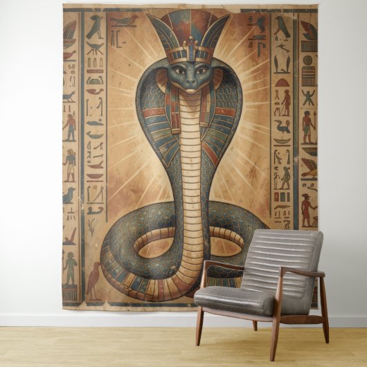Wadjet – Ägyptische Schlangengöttin´7 Wandkleed (In situ)