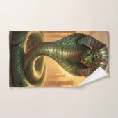 Wadjet – Déesse serpent égyptienne (Serviette à main)