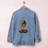 Wadjet – Egyptian Cobra Goddess Denim Jacket (Hangar)