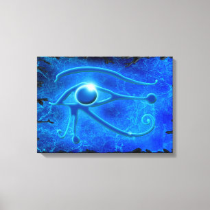 WADJET EYE HORUS Blue Fantasy Print